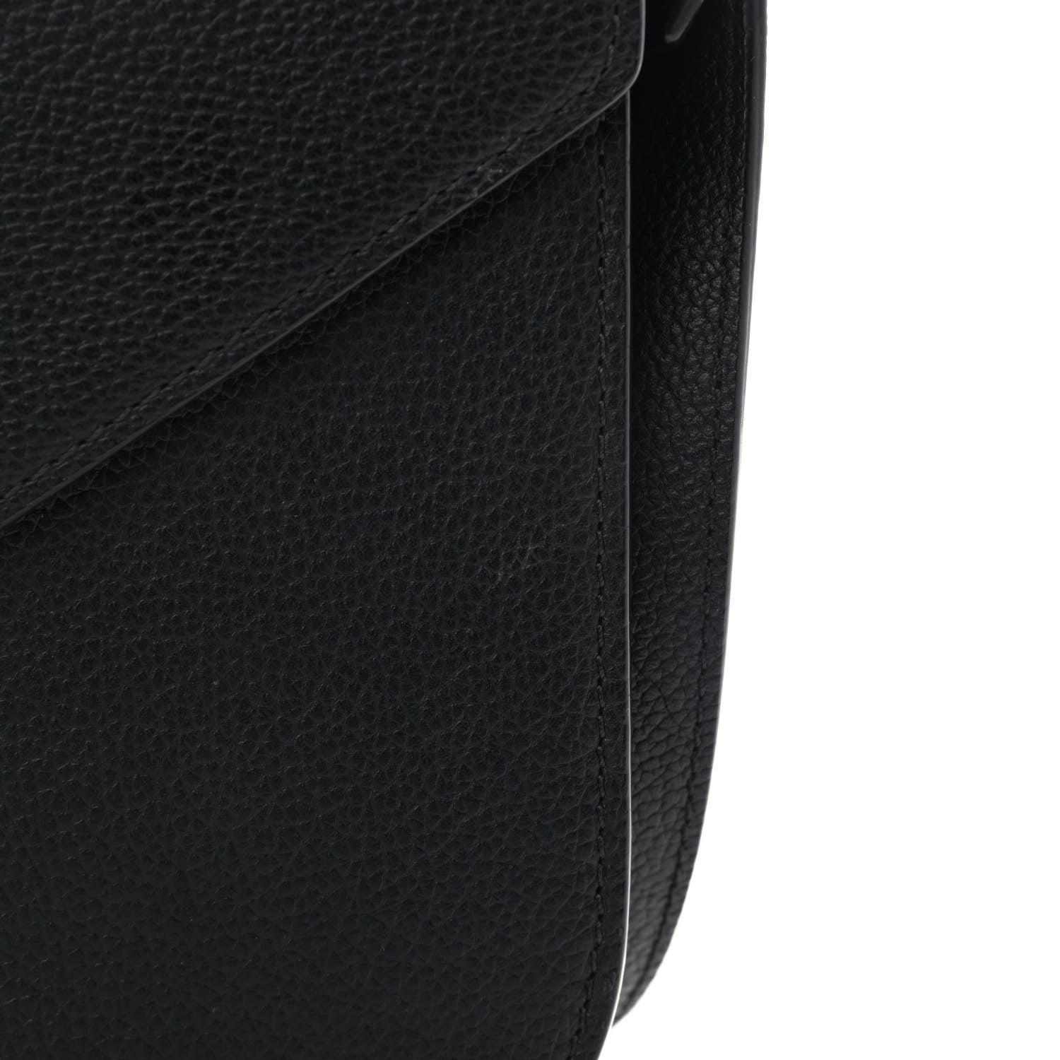 MCM Grained Calfskin Patricia Park Avenue Crossbody Bag Black 7 of 9