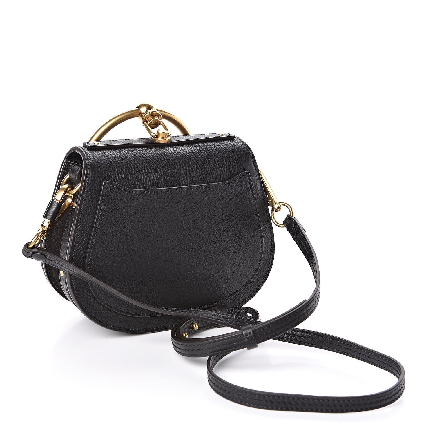 Chloe Calfskin Small Nile Bracelet Bag Black 3 of 9