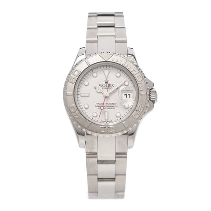 Rolex Stainless Steel Platinum 29mm Yacht-Master Watch Silver 169622 1 of 5