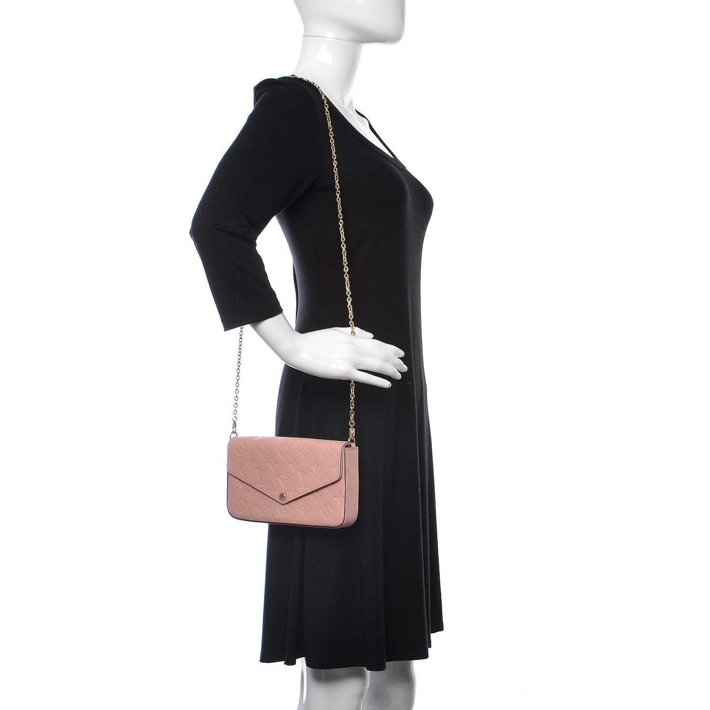 Empreinte Pochette Felicie Chain Wallet Rose Poudre