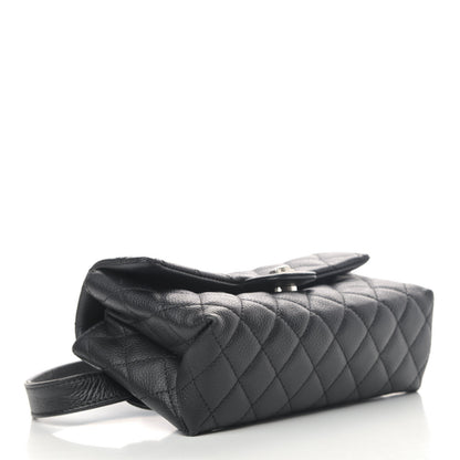 Chanel Grained Calfskin Quilted 2.55 Reissue Flap Belt Bag Clutch Black 3 of 5