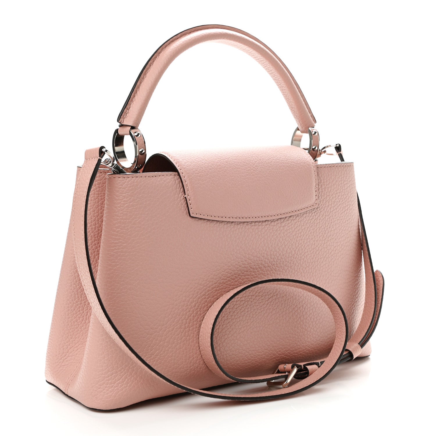 Louis Vuitton Taurillon Capucines PM Magnolia 3 of 9
