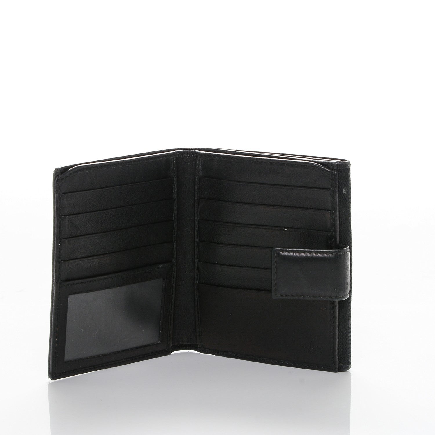 Gucci Monogram New Britt French Wallet Black 6 of 7