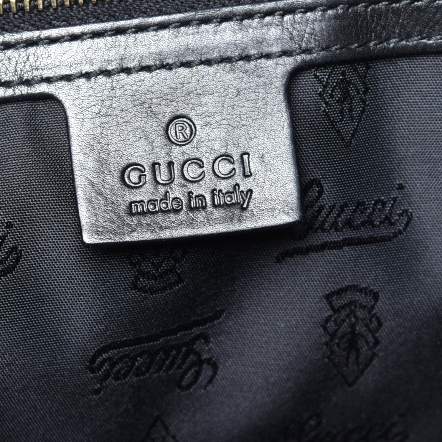 Gucci Calfskin Medium Hysteria Hobo Black 7 of 10