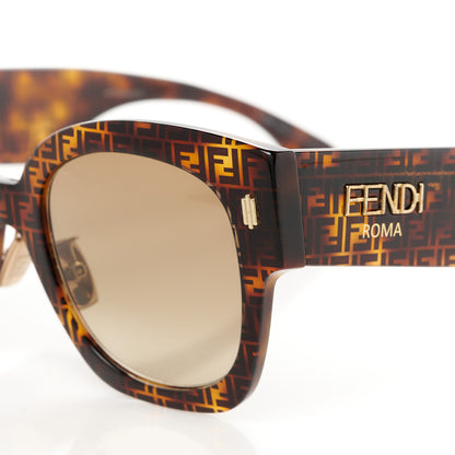 Fendi Acetate Fendi Roma Cat Eye Sunglasses FF 0435/S Havana 7 of 8
