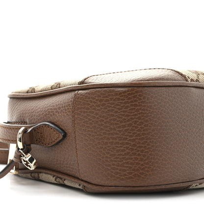 Gucci Monogram Mini Bree Messenger Bag Beige Tabacco 9 of 10