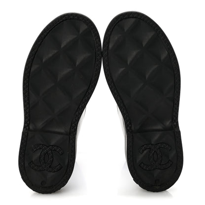 Chanel Caoutchouk CC High Boots 39 Black 6 of 9