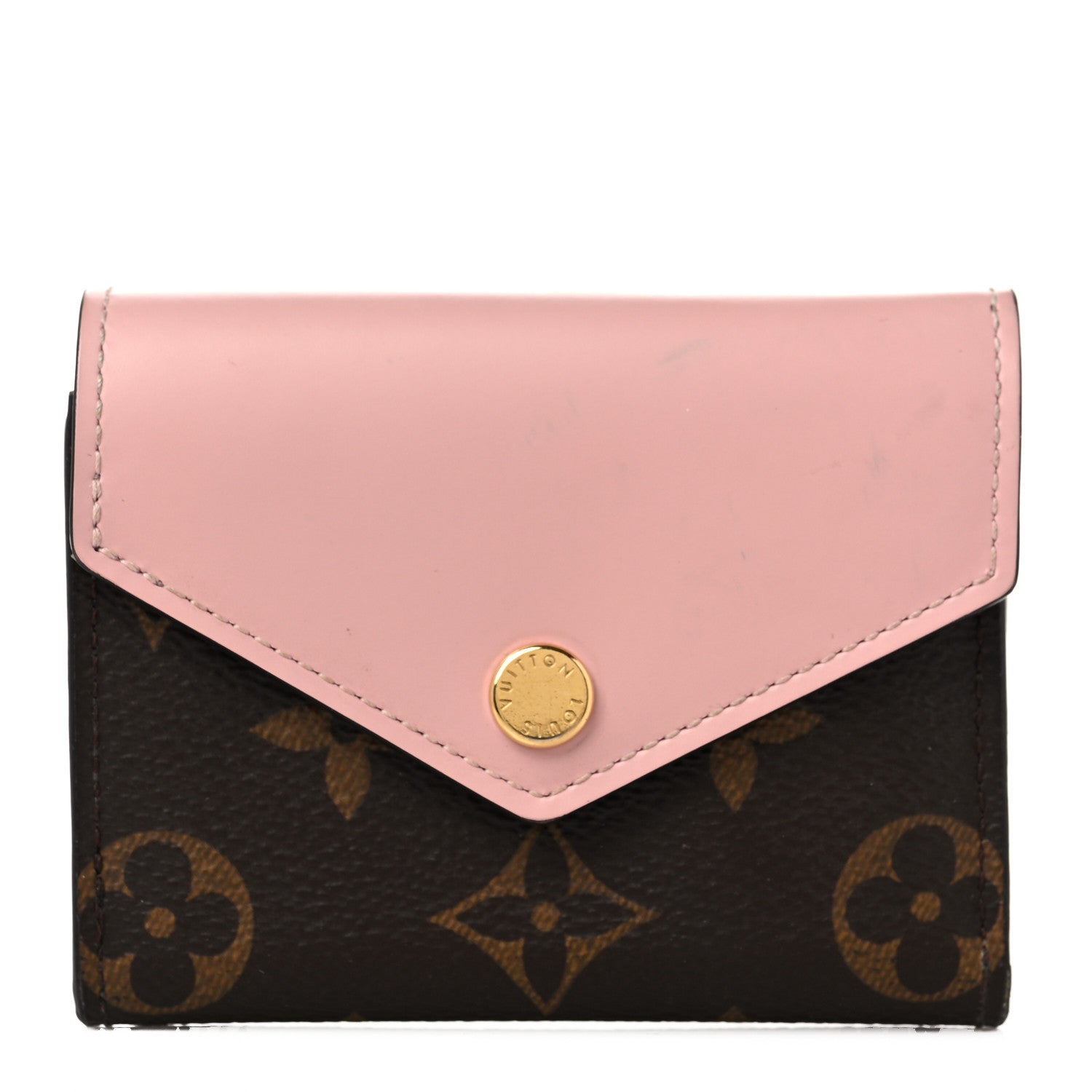 Louis Vuitton Monogram Zoe Wallet Rose Ballerine 1 of 8