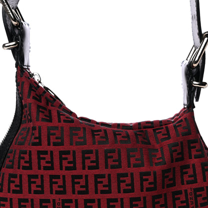 Fendi Zucchino Oyster Red Black 7 of 9