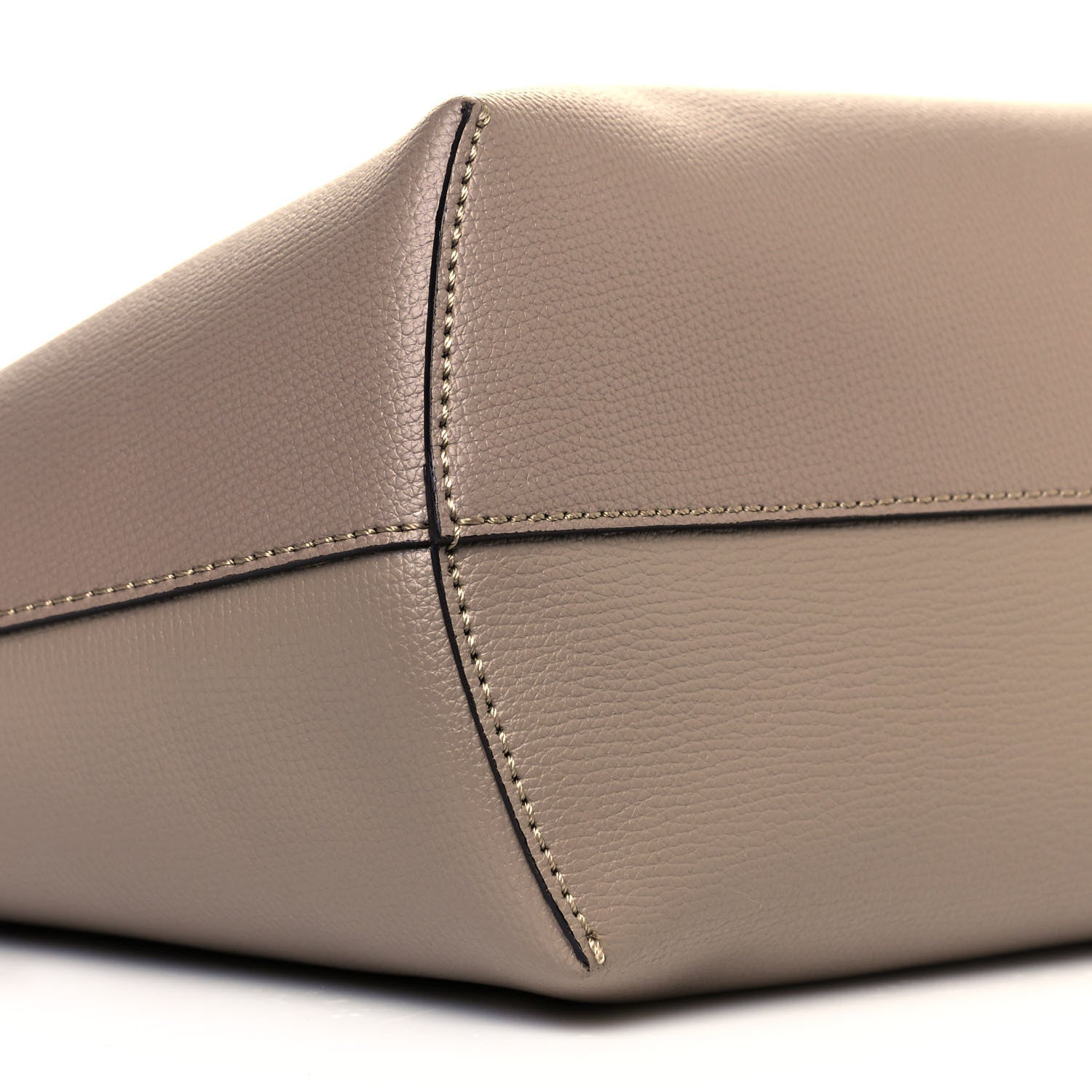 Fendi Vitello Vienna Enamel F is Fendi Shopping Tote Tortora Taupe 10 of 12