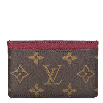Louis Vuitton Monogram Card Holder Fuchsia 1 of 8