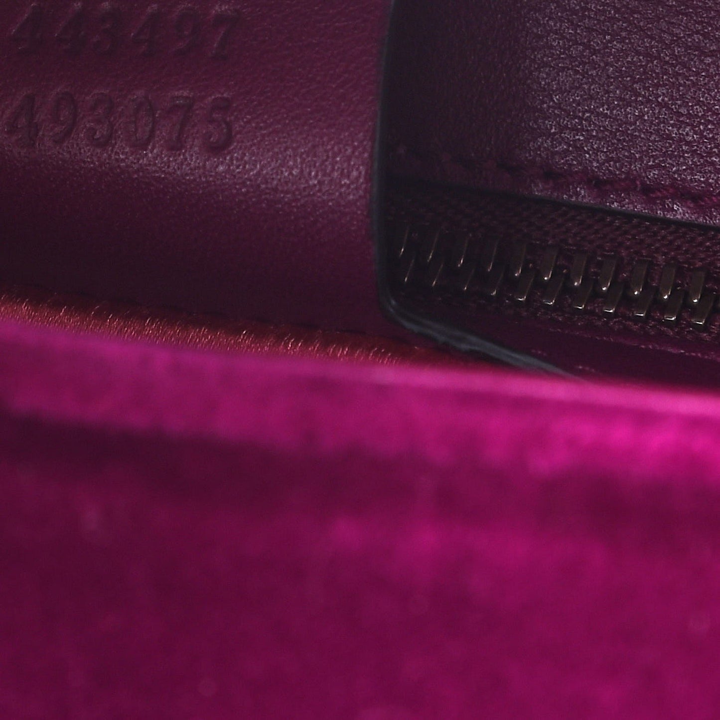 Velvet Matelasse Small GG Marmont Shoulder Bag Fuchsia Violet Cyclamen