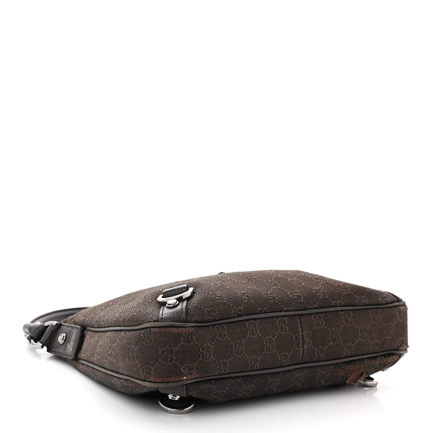 Denim Monogram Abbey D Ring Hobo Brown