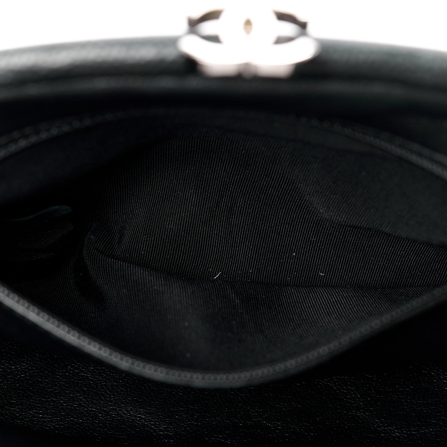 Caviar Quilted Timeless Clutch Black
