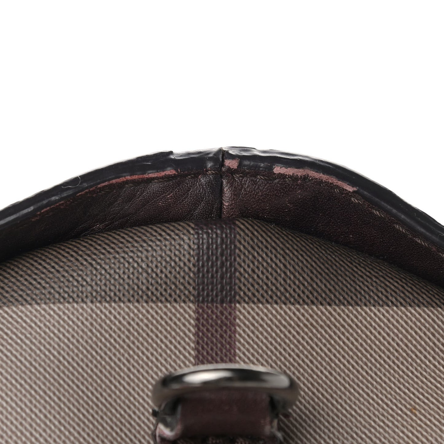 Smoked Check Medium Alchester Bowling Bag Plum