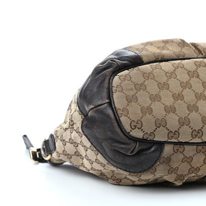 Gucci Monogram Medium Sukey Top Handle Dark Brown 11 of 13
