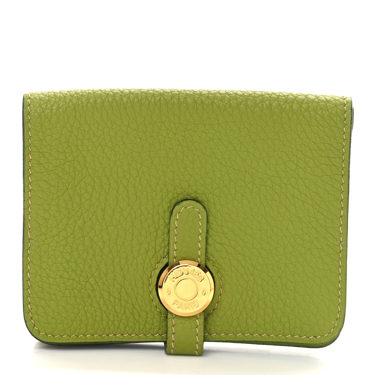 Togo Dogon Card Case Vert Anis