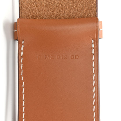 Hermes Swift Evercolor Utility Belt Pouch Gold Rouge H 6 of 17