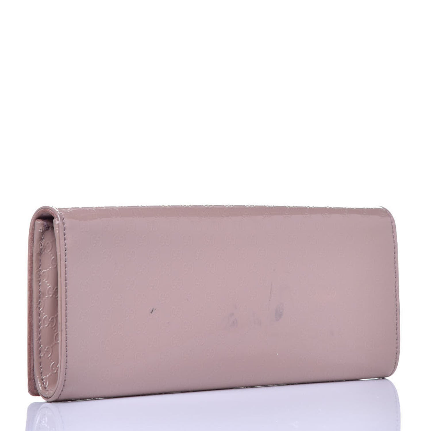 Gucci Patent Microguccissima Small Broadway Clutch Dark Cipria 3 of 9