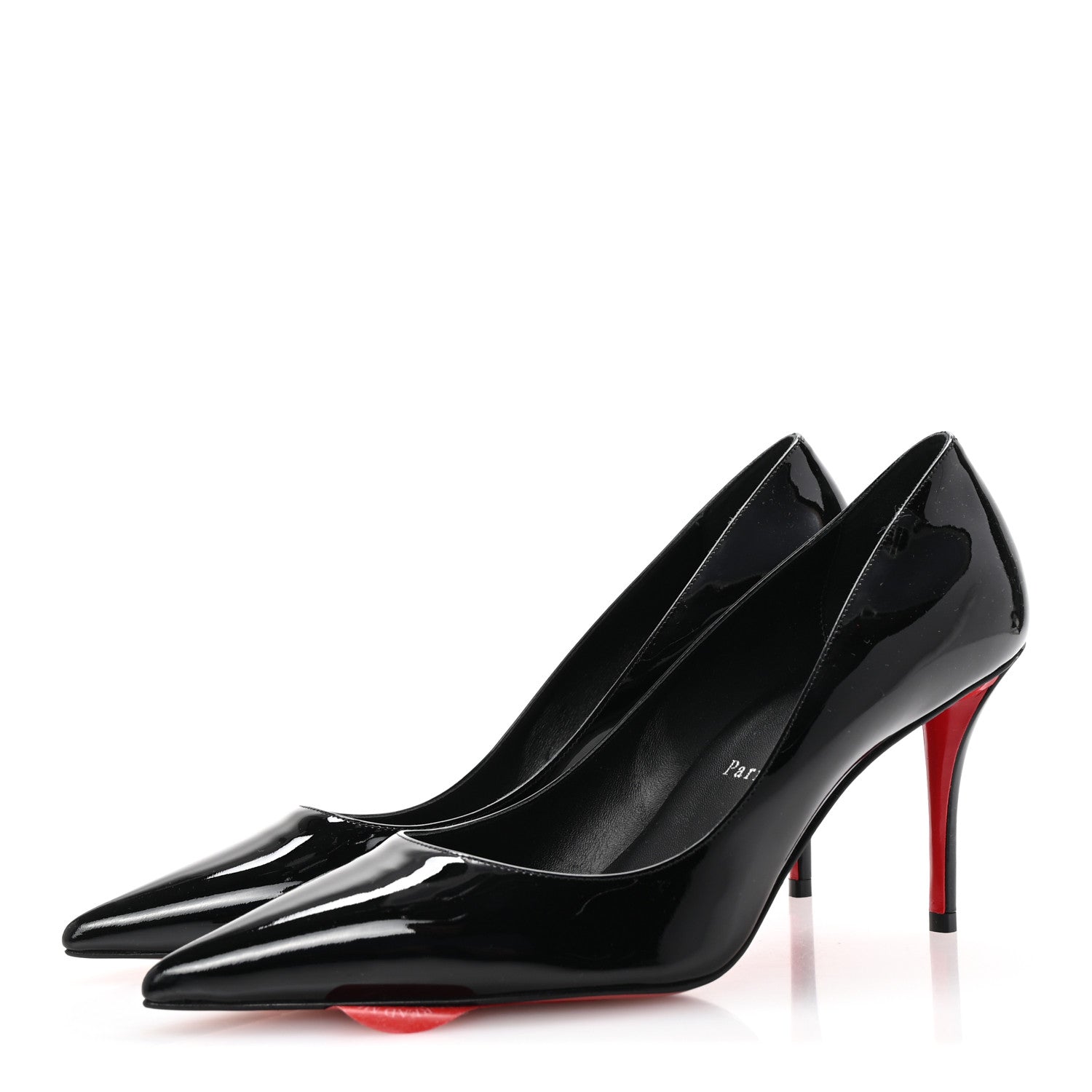Christian Louboutin Patent Miss Z 80 Pumps 39 Black 4 of 8