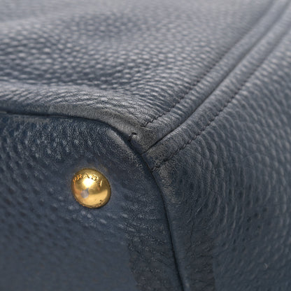 Prada Vitello Daino Shoulder Bag Bluette 11 of 23