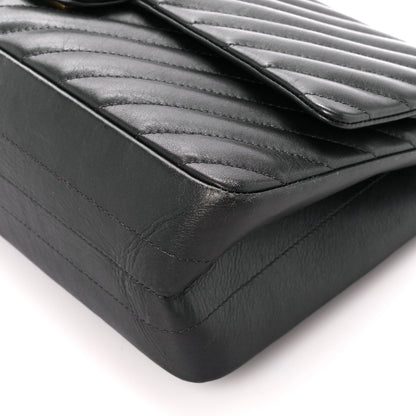 Chanel Aged Calfskin Chevron Quilted 2.55 Reissue 226 Flap Black 11 of 11