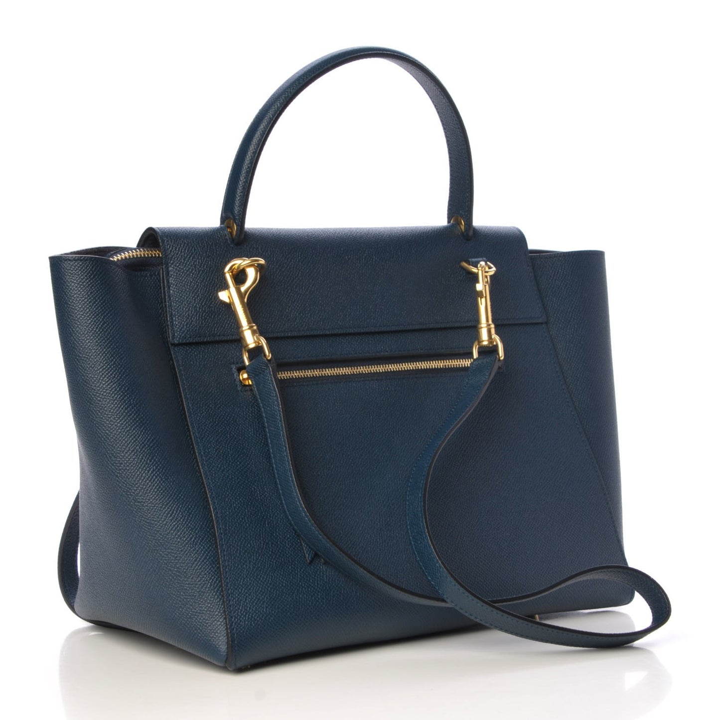 Grained Calfskin Mini Belt Bag Deepsea