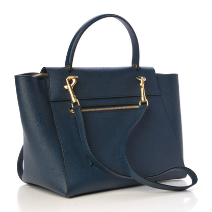 Celine Grained Calfskin Mini Belt Bag Deepsea 2 of 7