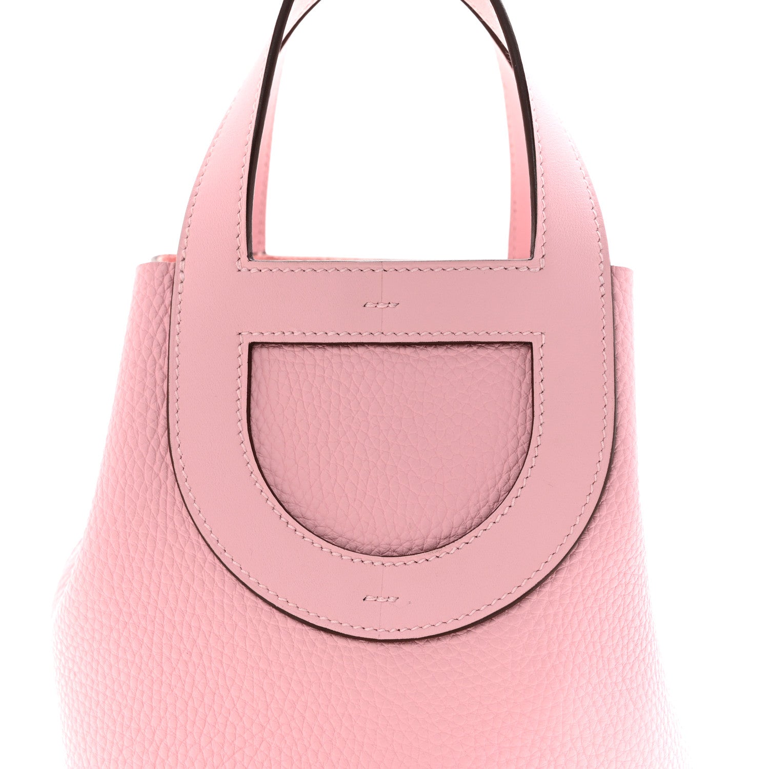 Hermes Taurillon Clemence Swift In-The-Loop 18 Bag Rose Sakura