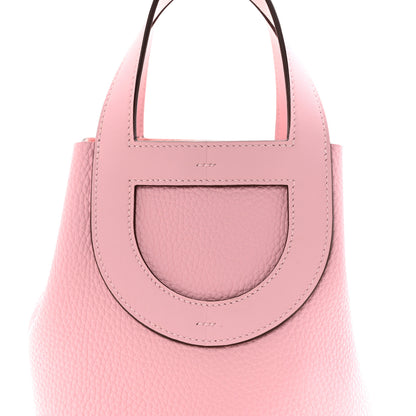Hermes Taurillon Clemence Swift In-The-Loop 18 Bag Rose Sakura 8 of 12