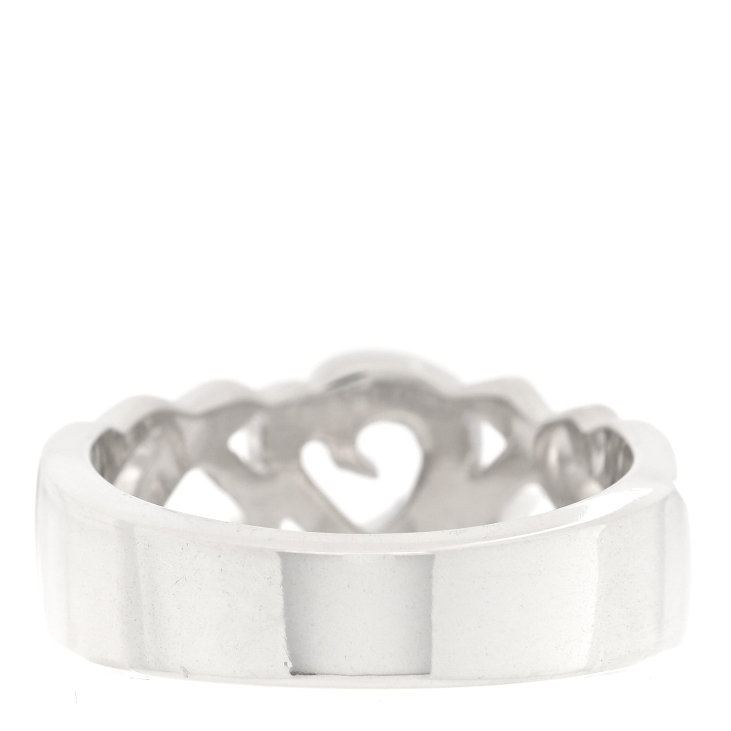 Sterling Silver Paloma Picasso Loving Heart Band Ring 56 7.5