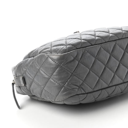 Chanel Aged Calfskin Quilted Medium Reissue Camera Case Grey 6 of 10
