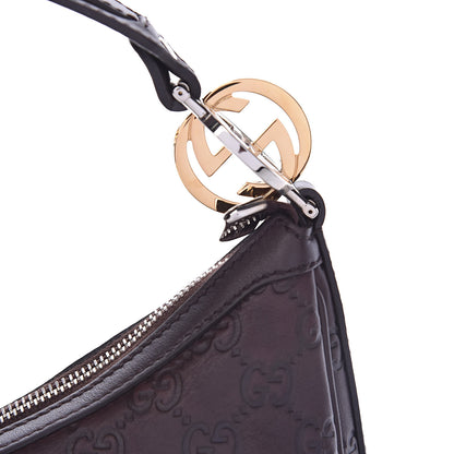 Gucci Guccissima Medium GG Twins Hobo Dark Brown 8 of 10