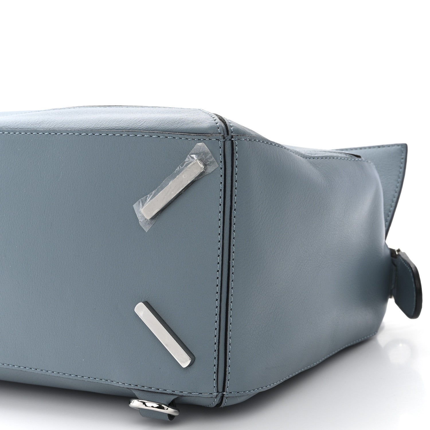 Loewe Calfskin Medium Puzzle Bag Stone Blue 10 of 11