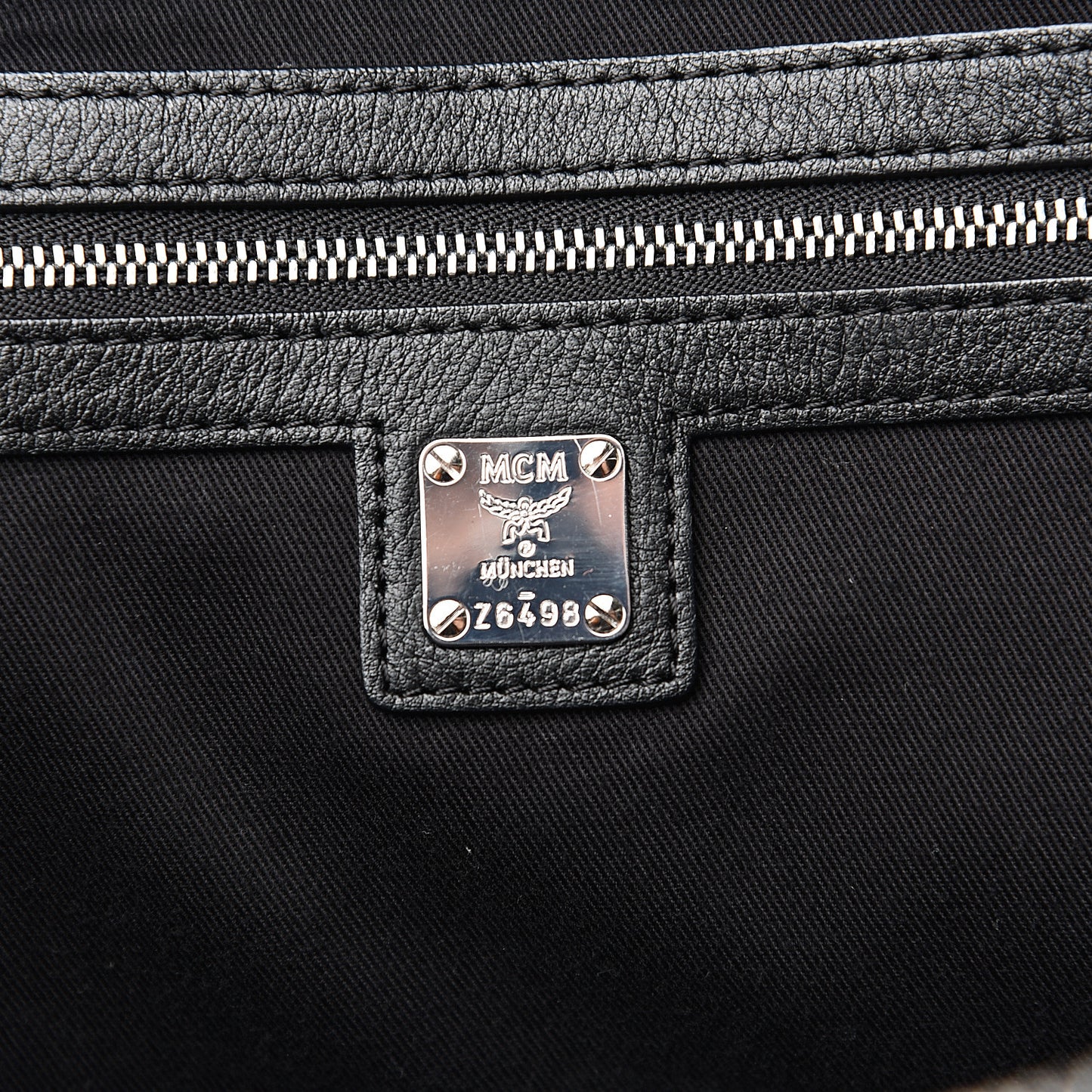 Calfskin Ottomar Monogram Medium Klara Shopper Tote Black
