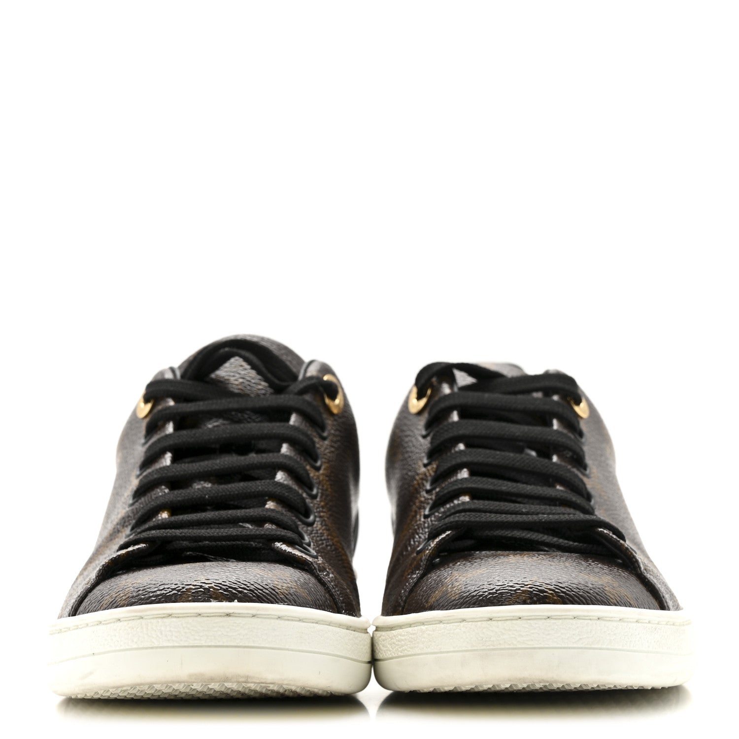 Louis Vuitton Patent Monogram Frontrow Sneakers 36.5 3 of 10