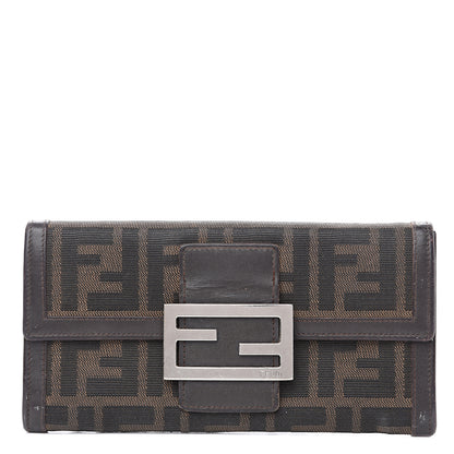 Fendi Zucca Continental Wallet Tobacco 1 of 12