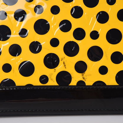 Louis Vuitton Vernis Kusama Infinity Dots Lockit MM Yellow 8 of 8