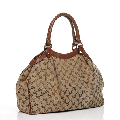 Gucci Monogram Medium Sukey Tote Brown 3 of 6