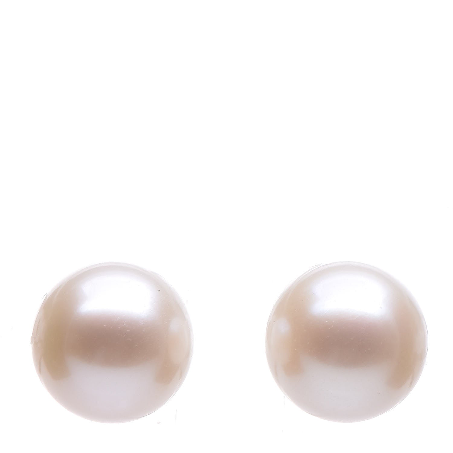Tiffany Sterling Silver Freshwater Pearl 8-9mm Ziegfeld Earrings 1 of 5