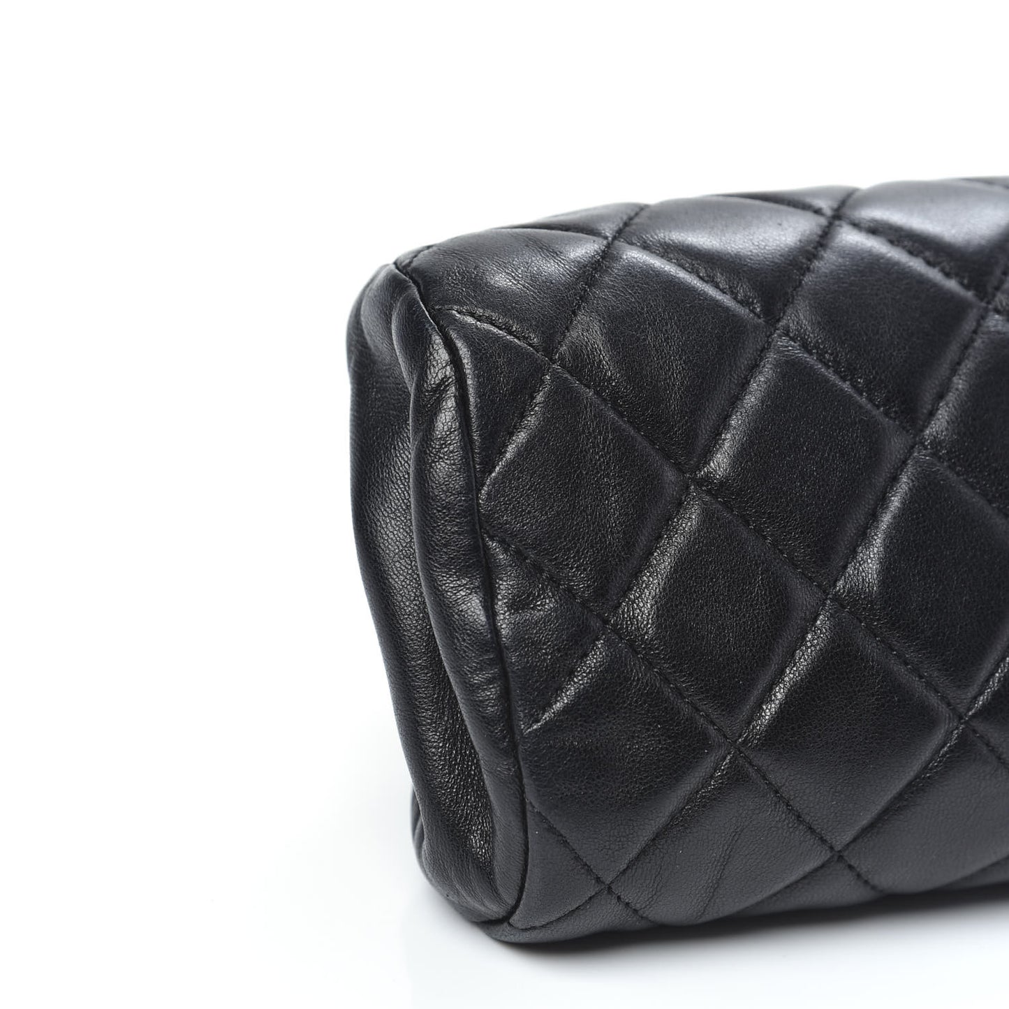 Lambskin Quilted Timeless Clutch Black