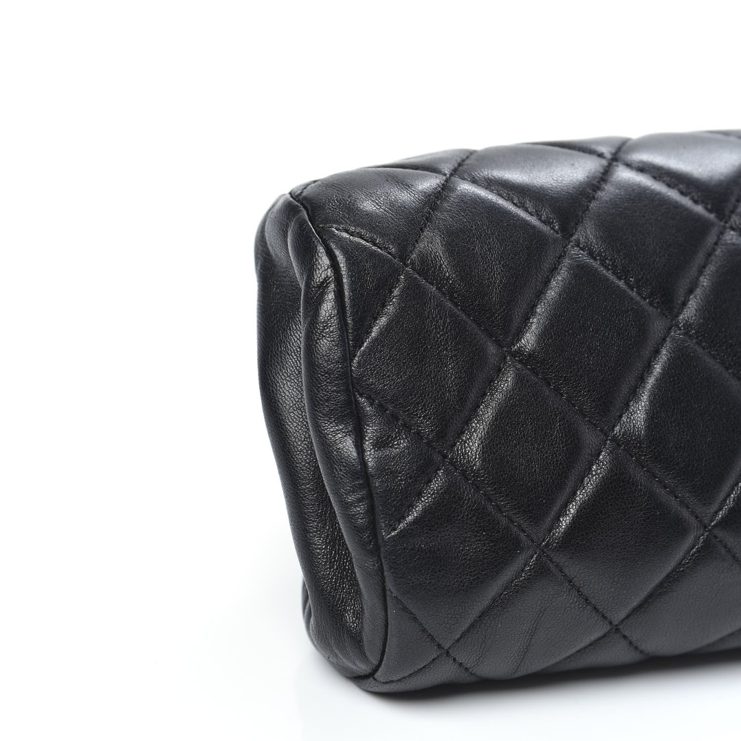 Chanel Lambskin Quilted Timeless Clutch Black 10 of 12