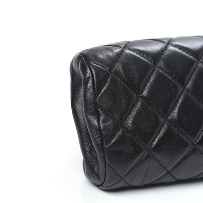 Chanel Lambskin Quilted Timeless Clutch Black 10 of 12