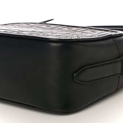 Fendi Vitello Century F is Fendi Bi-Color FF 1974 Embossed Camera Case Maya Black 10 of 11