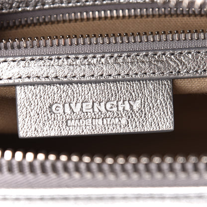 Givenchy Metallic Sugar Goatskin Small Antigona Silver 8 of 10
