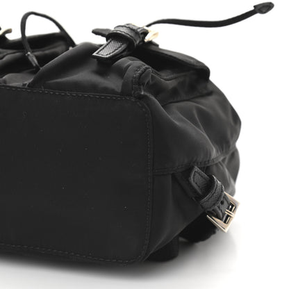 Prada Nylon Vela Mini Crossbody Backpack Black 9 of 9