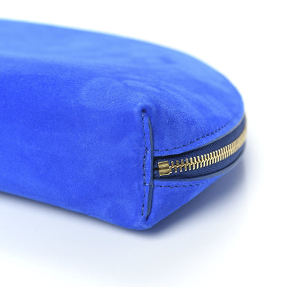 Mansur Gavriel Suede Half Moon Clutch Royal Blue 8 of 9