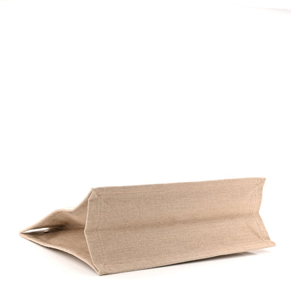 Saint Laurent Linen Calfskin Rive Gauche Tote Beige Sea Salt 4 of 10