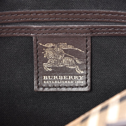 Burberry Haymarket Check Small Chester Bowling Bag Chocolate 6 of 17