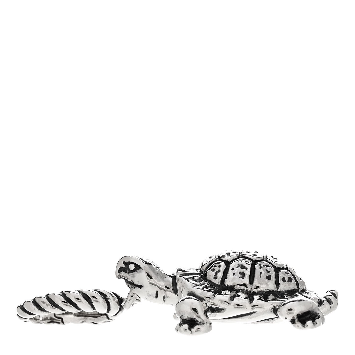 Sterling Silver Turtle Enhancer Pendant